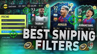 WOW 😁 The Best Sniping Filters MAKE 250K QUICKLY FIFA 22 BEST SNIPING FILTERS [upl. by Eenad]