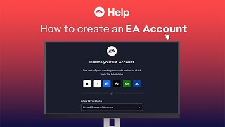 How to create an EA Account  EA Help [upl. by Raasch]