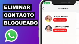 Cómo Eliminar Tus Contactos Bloqueados De WhatsApp [upl. by Barnaba]