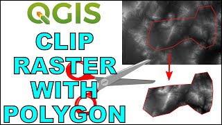 Clip a Raster with a Polygon in QGIS Extract by Mask [upl. by Dimitris]