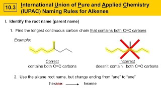 103 Alkene Nomenclature Part 1 [upl. by Gradey]