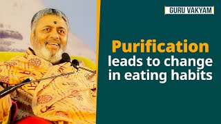 Guru Vakyam English Episode 1051  Purification leads to change in eating habits [upl. by Gereld]