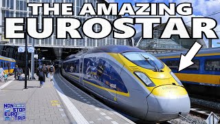 London to Amsterdam by Train in JUST 4 HOURS  Eurostar Review [upl. by Annairba]