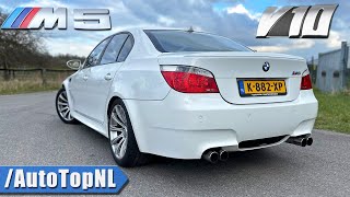 BMW M5 E60 V10  REVIEW on Autobahn by AutoTopNL [upl. by Hesta183]