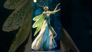 A Woman Fuses with A Praying Mantis on AGT americagottalent agt magic talent shorts [upl. by Lletnahc]