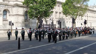 Band Bugles Pipes amp Drums The Royal Irish Regiment Combined Irish Regiments Parade and Service [upl. by Mharba]