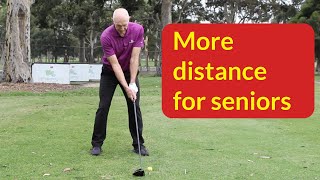 Best senior golf swing for distance [upl. by Eemak]