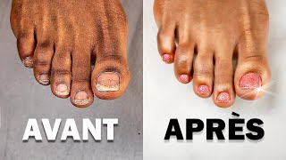 Tuto VERNIS SEMIPERMANENT Pieds  Comment faire une PÉDICURE Parfaite [upl. by Anitsej]