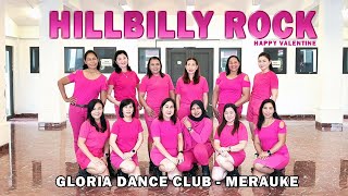 HILLBILLY ROCK  LINE DANCE BEGINNER  CAECILIA M FATRUAN  GDC MERAUKE PAPUA SELATAN  INA [upl. by Lucie]