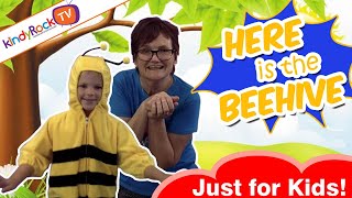 Here is the Beehive  Insect song for preschoolers [upl. by Nennarb166]