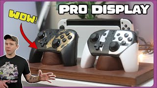 Wood Game Controller Stands   Geek Made Designs  Review [upl. by Eeniffar]