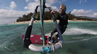 Le Morne Mauritius Windsurfing [upl. by Airetahs]