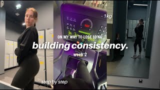 ON MY WAY TO LOSE 10KG week 2 lets talk about my gym workout plan and building consistency [upl. by Nolrac501]