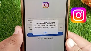 How to Fix Instagram Incorrect Password Problem on iPhone iOS 18 [upl. by Morganne239]