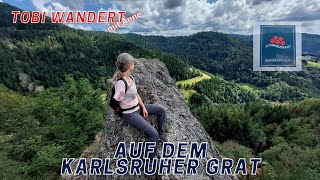 Eine Gratwanderung  Unterwegs auf dem Genießerpfad Karlsruher Grat im Schwarzwald [upl. by Naerda]