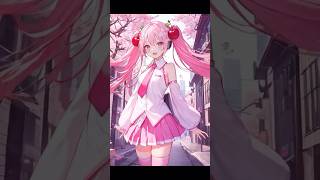 成長する桜ミク上半身Sakura Miku s growthupper body 初音ミク hatsunemiku vocaloid アニメ [upl. by Donelson]