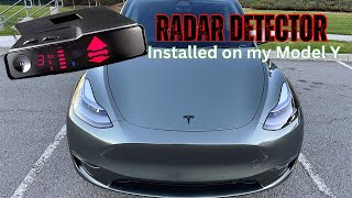 Installed a Radar Detector on my Tesla Model Y [upl. by Jehanna]