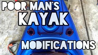 Poor Mans Kayak Modifications [upl. by Lewan]