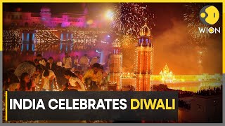 India Shines Bright Diwali Celebrations Illuminate Hearts and Homes  India News  WION [upl. by Annahsed]