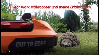 1 Jahr Worx Mähroboter und meine Erfahrungen [upl. by Sondra]