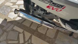 SYM JOYMAX  GTS 125  DEMON SCREAMING EXHAUST SOUND [upl. by Arutnev]