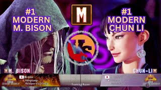 Battle of the Strongest Modern Players M Bison inaba vs Chun Li CPU Level 5  Must Watch [upl. by Ecnatsnoc454]