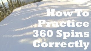 How To Practice 360s On A Snowboard  GoPro Snowboarding [upl. by Sessler]