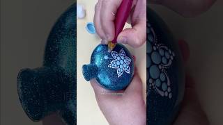 Dot mandala Christmas glitter ornament mandala ornaments glitter satisfying [upl. by Cart]