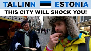 A tour of TALLINN Estonia  My Favourite City in the World [upl. by Pelagias]