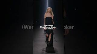 Alex Consani walks for Ann Demeulemeester SS24 fashion runway model [upl. by Keviv]