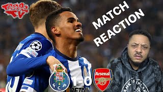 Porto 10 Arsenal  Troopz Match Reaction  WHO TOLD RAYA TO STAND THERE [upl. by Samaj131]