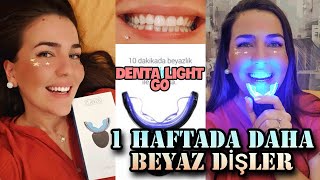 1 Haftada daha BEYAZ DİŞLER Osveld Denta Light Go yu denedim Mavi ışık teknolojisi diş beyazlatma [upl. by Scrivenor]