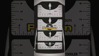 Alignment Ruler for Clothes Front Back Measurement Sewing Guide Tool shortsvideo viral short [upl. by Foushee381]