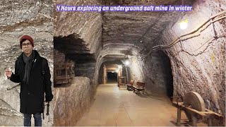 4 hours Exploring an underground BOCHNIA SALT Mine Krakow PolandEurope [upl. by Suzetta]