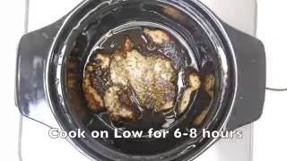 Balsamic Crock Pot Chicken  134 per Serving [upl. by Eltrym]