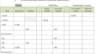 Accounting Process Step 1 Transaction Analysis  WorldWide Webster [upl. by Thielen883]