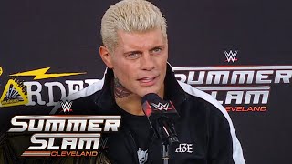 Cody Rhodes comments on Roman Reigns’ return SummerSlam 2024 Press Conference highlights [upl. by Martin]