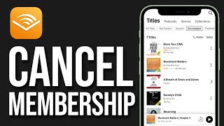 How To Cancel Audible Membership On Mobile 2024 [upl. by Eojyllib815]