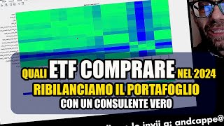 RIBILANCIARE UN PORTAFOGLIO IN ETF PER IL 2024 [upl. by Zzaj629]