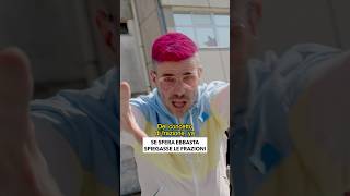 SFERA EBBASTA spiega le FRAZIONI ➗🔥😂 parodia divertente matematica [upl. by Airla377]