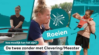 ROEIEN met WERELDKAMPIOENEN Clevering amp Meester  Hoe moeilijk kan het zijn  NOS Sport [upl. by Baily699]