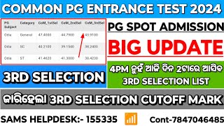 COMMON PG ENTRANCE TEST 2024ODISHA PG ENTRANCE TEST 2024CPET ENTRANCE RESULT UPDATE 2024 cpet [upl. by Siduhey837]