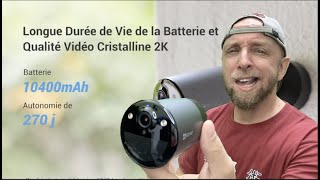 Enfin une super caméra sécurité autonome 2K 4MP Wifi IP66  Ezviz elife 2K Plus [upl. by Corrine]