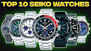 THESE Are the 10 Best SEIKO Watches For 2024 🔥 [upl. by Pegeen]