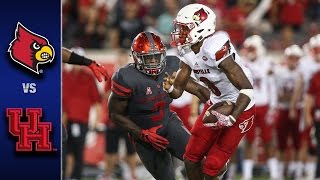 Louisville vs Houston Football Highlights 2016 [upl. by Ahsyekal242]