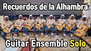 Recuerdos de la Alhambra  Guitar Ensemble 알함브라 궁전의 추억 앙상블 [upl. by Inanaup]