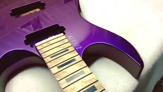 Kiesel Vader Custom Guitar  Color Changing shifting paint [upl. by Esil]