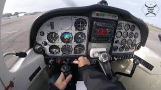 Tecnam P2002 JP Start up taxi and take off [upl. by Gans]