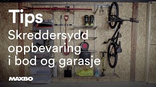 Skreddersydd oppbevaring i bod og garasje [upl. by Nahoj]