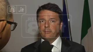 Intervista ESCLUSIVA di Renzi a Rete8 quotLAbruzzo ripartiràquot [upl. by Aisined]